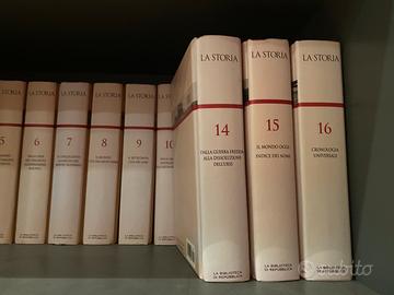 La Storia - 16 volumi -La Biblioteca di Repubblica