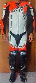 TUTA IN PELLE ALPINESTARS GP-PLUSV2 TAGLIA 50