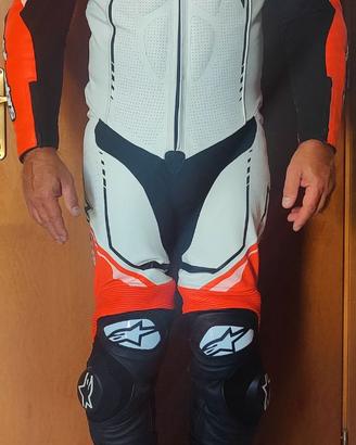 TUTA IN PELLE ALPINESTARS GP-PLUSV2 TAGLIA 50