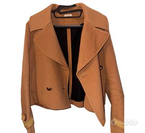 Cappotto corto color Cammello - P.A.R.O.S.H