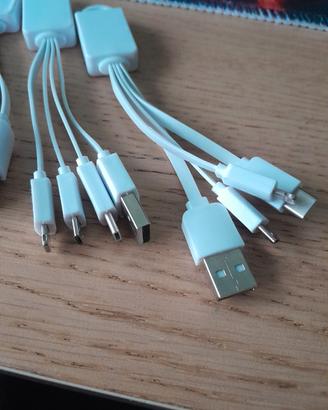 Set 12 Cavi USB Multi-Connettore 4-in-1 - Nuovi