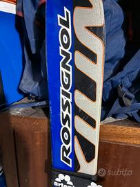Sci Rossignol con racchette