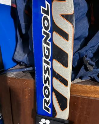 Sci Rossignol con racchette