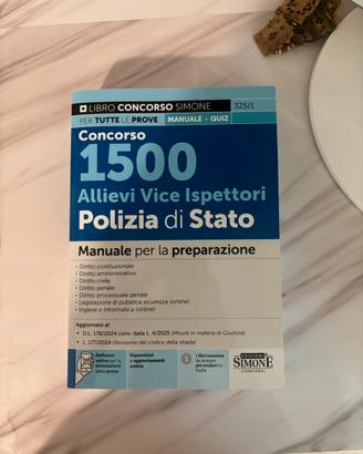 Libro concorso polizia di stato