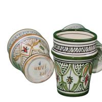 Bicchieri in ceramica marocchina