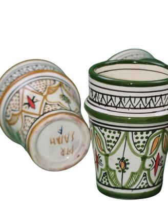 Bicchieri in ceramica marocchina