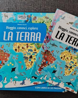 Gioco puzzle e libro La Terra