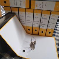 5 Raccoglitori  ad anelli dorso 8 cm