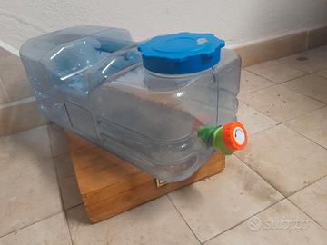 tanica campeggio bassa da 10 litri con rubinetto