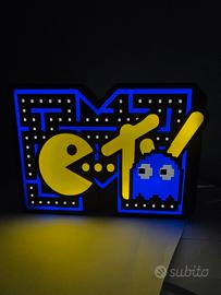Lampada LED Pac-Man MTV stile arcade