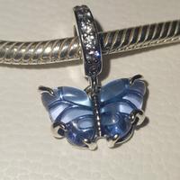 Charm 🦋 farfalla  blu per pandora
