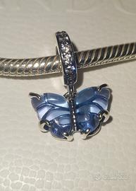Charm 🦋 farfalla  blu per pandora
