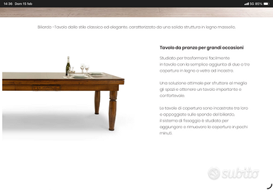 Biliardo senza buche