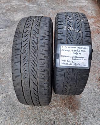 1956016C 195/60R16C 195/60 R16C GOODYEAR INVERNALI