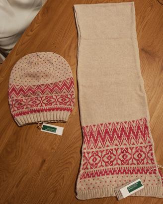 Completo Cappello e Sciarpa Donna Benetton