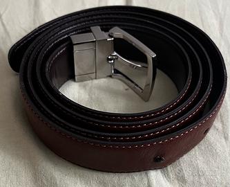 Cintura Pelle Donna Bordeaux