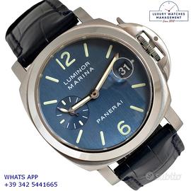 PANERAI Luminor Marina 40MM PAM00119 blue baton