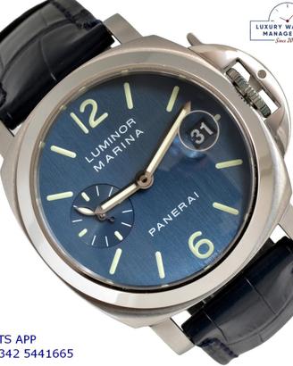 PANERAI Luminor Marina 40MM PAM00119 blue baton