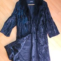 Pelliccia Breitschwanz con collo in Volpe