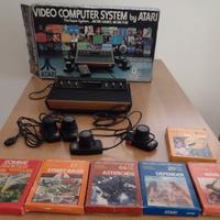 Console Atari CX-2600 con 6 giochi TESTATA