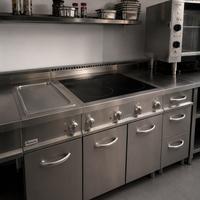 Cucina elettrica ad induzione per ristorazione