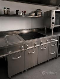 Cucina elettrica ad induzione per ristorazione