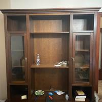 Vetrina porta tv arte povera