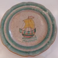 Antico piatto Maiolica Vietri