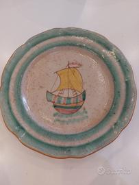 Antico piatto Maiolica Vietri