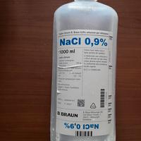 Soluzione salina per flebo