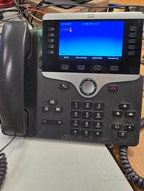 Telefono IP phone Cisco 8851, display a colore.