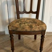 2 sedie in legno di fine ‘800