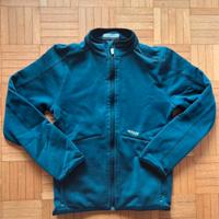Felpa nera con zip Wedze Decathlon 12 anni
