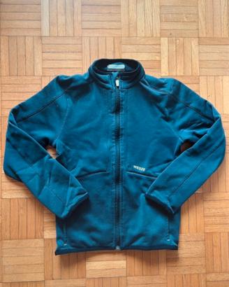 Felpa nera con zip Wedze Decathlon 12 anni