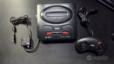 SEGA Mega Drive II PAL Completo Scatola e Accessor