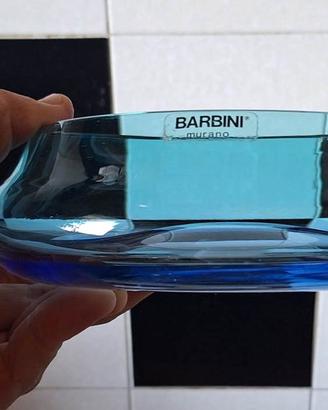 ALFREDO BARBINI  VETRO Murano VUOTATASCHE