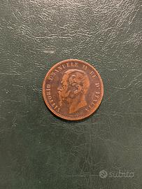 10 centesimi Vittorio Em. II 1866 Milano