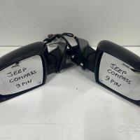 Specchietto retrovisore sx dx jeep compass 9 pin