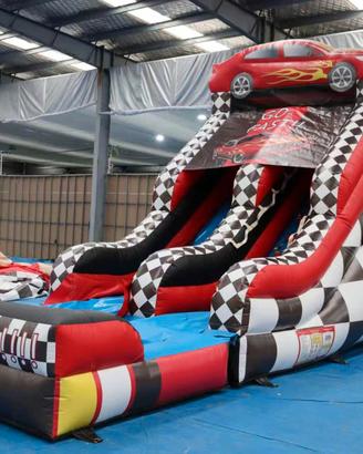 gioco gonfiabile acquatico auto da corsa