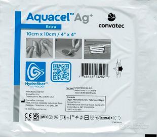 AQUACEL AG+ EXTRA CONVATEC 10 CM X 10 CM pezzi 17