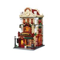 Costruzione negozo medievale