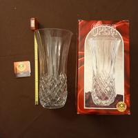 VASO in CRISTALLO AL PIOMBO  h 30 cm.