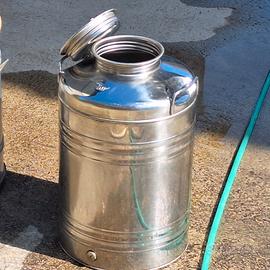 Fusto acciaio inox per olio 