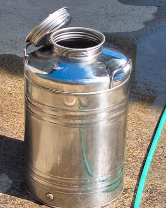 Fusto acciaio inox per olio 