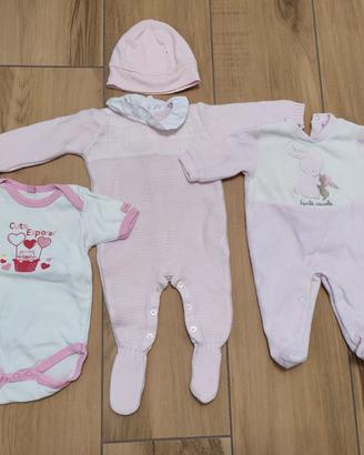 Abbigliamento neonata, bambina