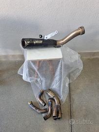 Scarico Completo Mivv X-m5 Black Inox Nero Per Yam