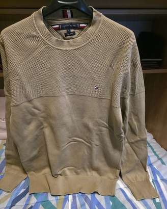 Maglione Tommy Hilfiger Pima Cotton Beige M/L