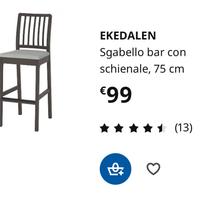 Sgabello bar ikea