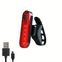 Luce per bicicletta LED ricaricabile USB con luce 