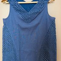 Canotta blu Oscalito